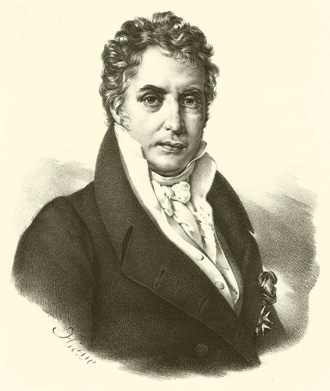 Jacques-Louis David, portret (rycina) autorstwa French School