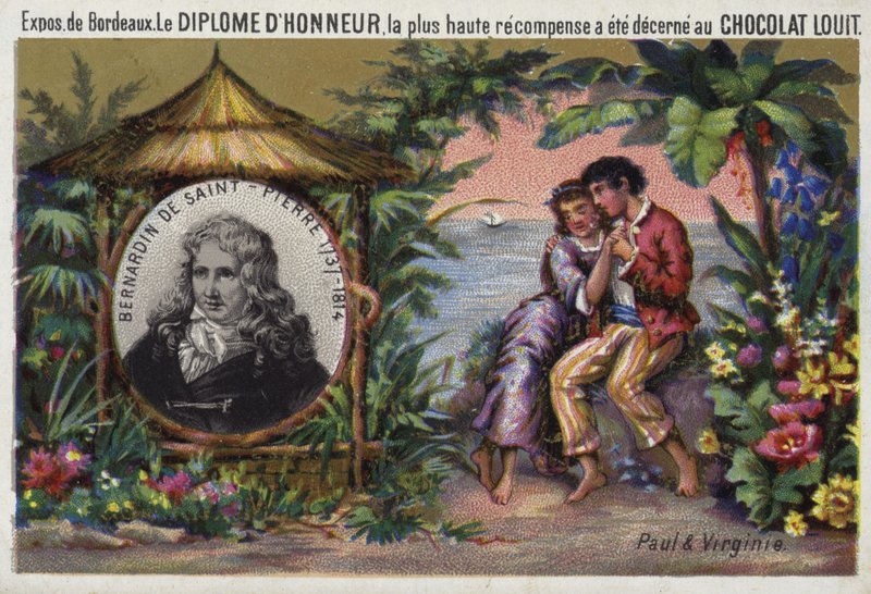 Jacques Henri Bernardin de Saint Pierre, francuski pisarz i botanik autorstwa French School