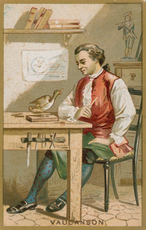 Jacques z Vaucanson autorstwa French School