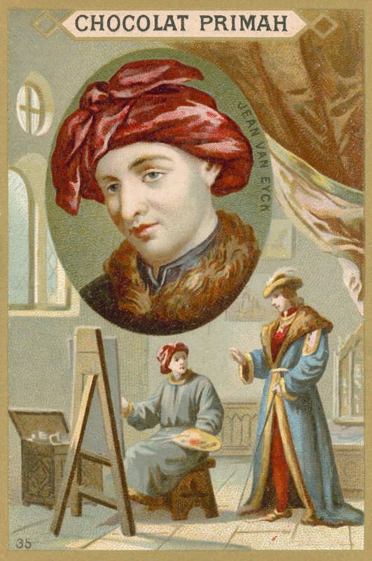 Jan van Eyck, malarz flamandzki autorstwa French School