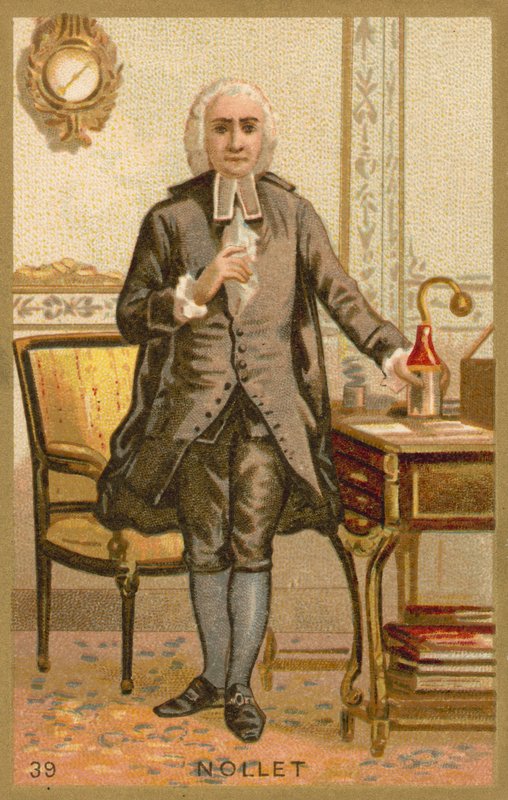 Jean-Antoine Nollet, francuski duchowny i fizyk autorstwa French School