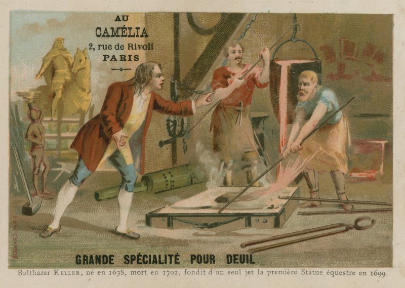 Jean-Balthazar Keller, założyciel ze Szwajcarii autorstwa French School