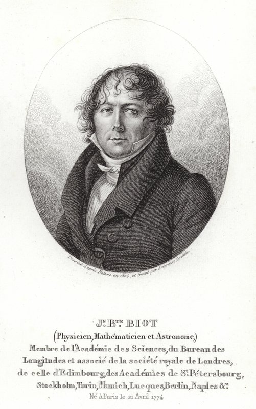 Jean-Baptiste Biot autorstwa French School