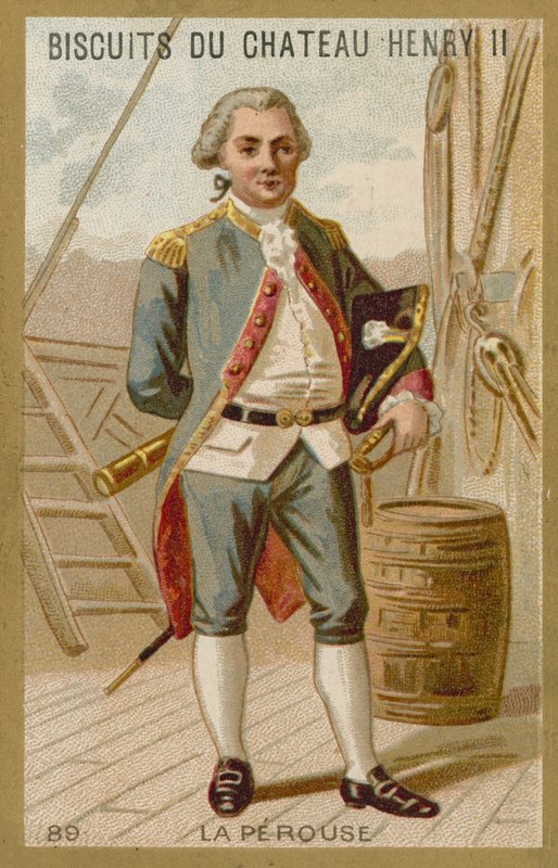 Jean-Francois de la Perouse, francuski oficer marynarki i odkrywca autorstwa French School