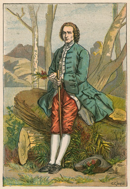 Jean-Jacques Rousseau autorstwa French School