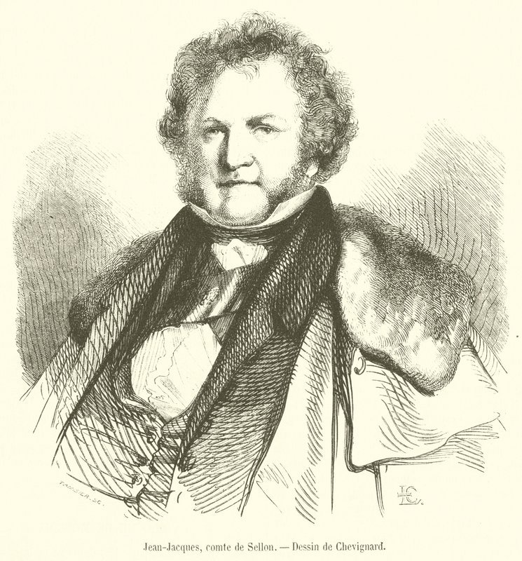 Jean-Jacques, hrabia Sellon (rycina) autorstwa French School