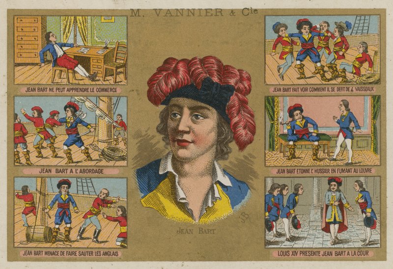 Jean Bart, francuski dowódca marynarki wojennej i korsarz autorstwa French School