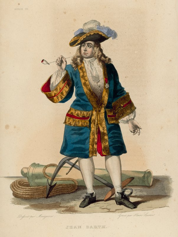 Jean Barth (kolorowy grawerunek) autorstwa French School