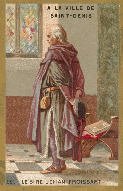 Jean Froissart, francuski kronikarz autorstwa French School