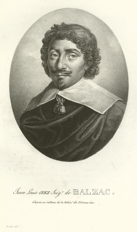 Jean Louis Guez, Pan Balzac autorstwa French School
