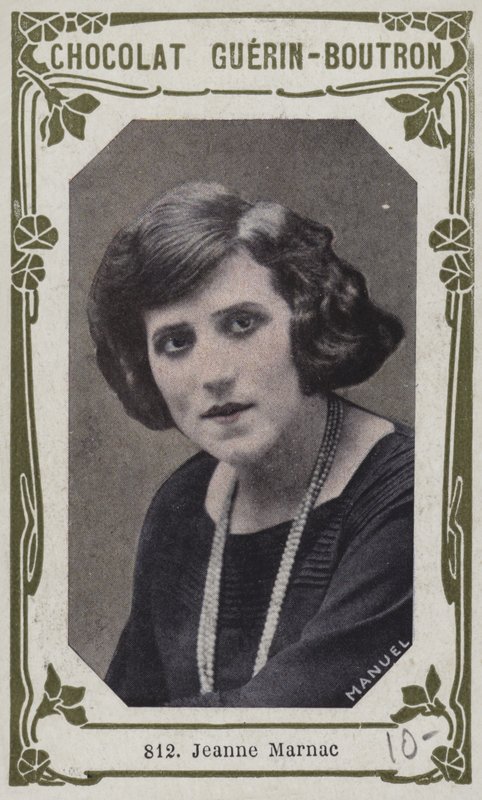 Jeanne Marnac (kolorowe zdjęcie) autorstwa French School