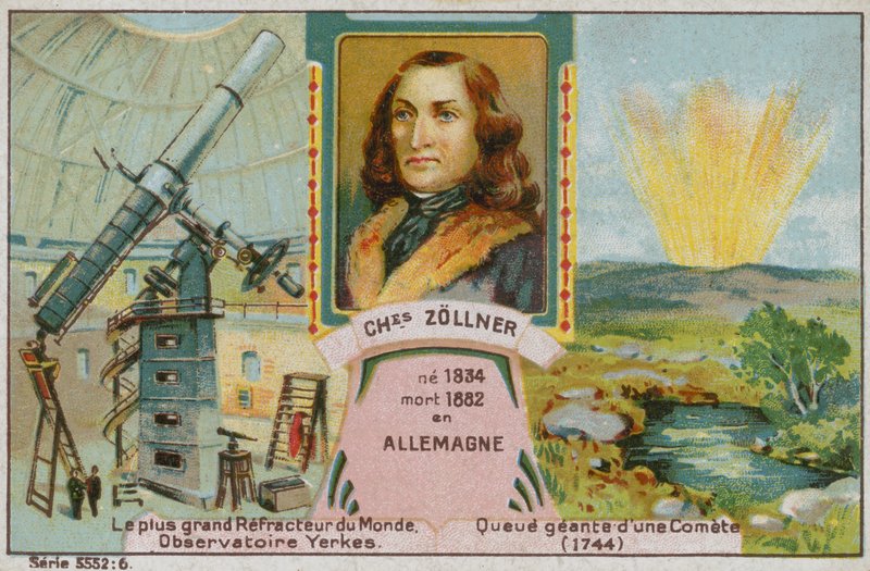 Johann Karl Friedrich Zoellner, niemiecki astronom autorstwa French School