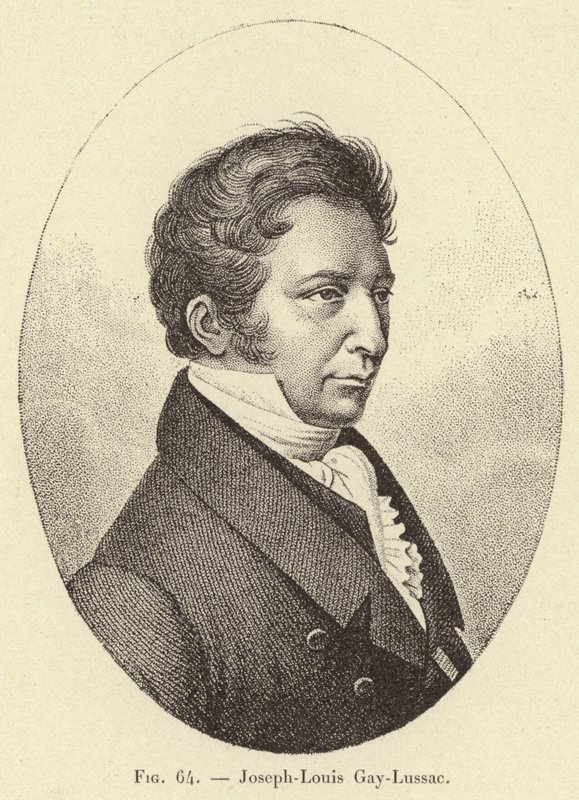 Joseph-Louis Gay-Lussac (grafika) autorstwa French School