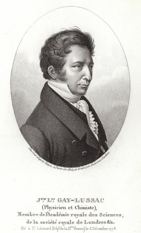 Joseph Louis Gay-Lussac autorstwa French School