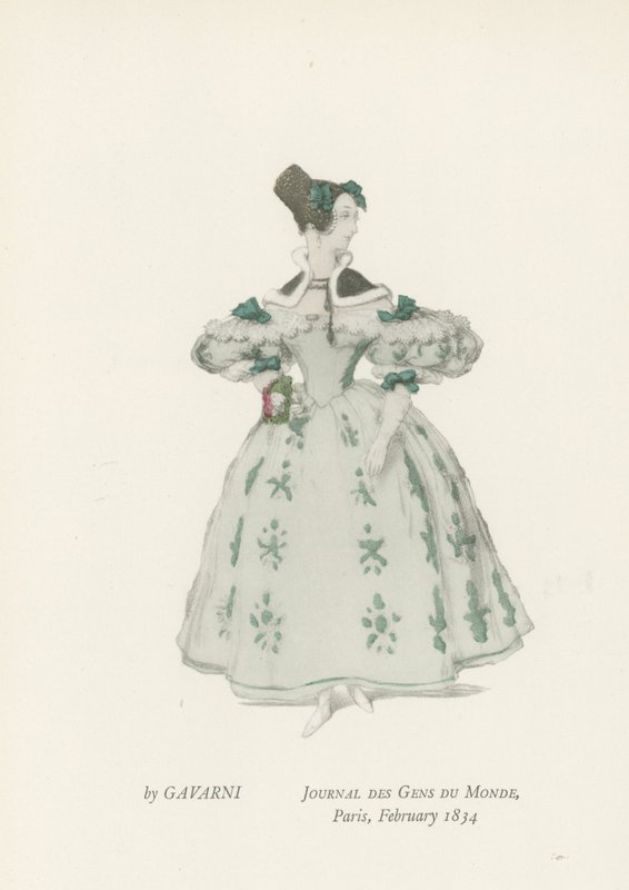 Journal of People of the World, Paryż, luty 1834 autorstwa French School