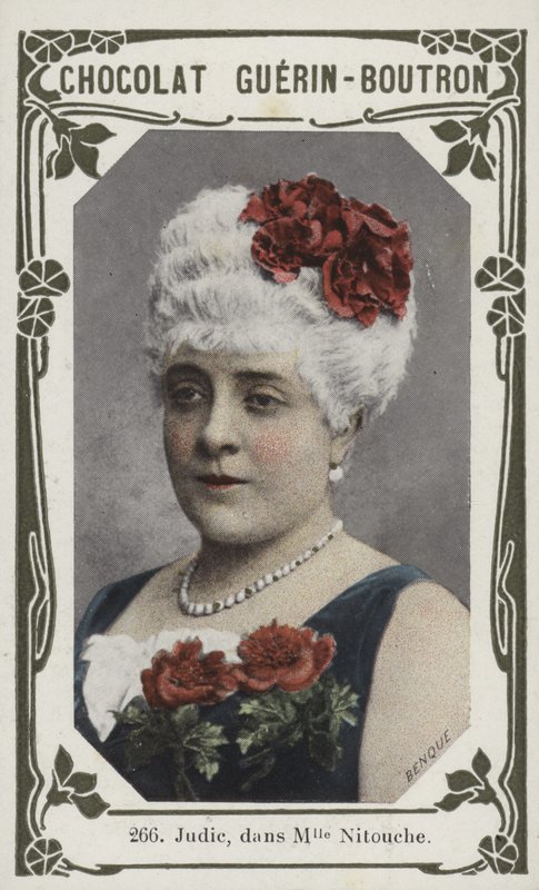 Judic, w Madame Nitouche (kolorowe zdjęcie) autorstwa French School