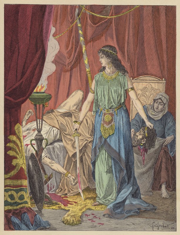Judyta i Holofernes autorstwa French School