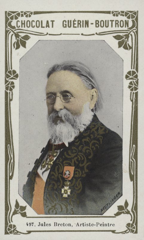 Jules Breton, malarz (kolorowe zdjęcie) autorstwa French School