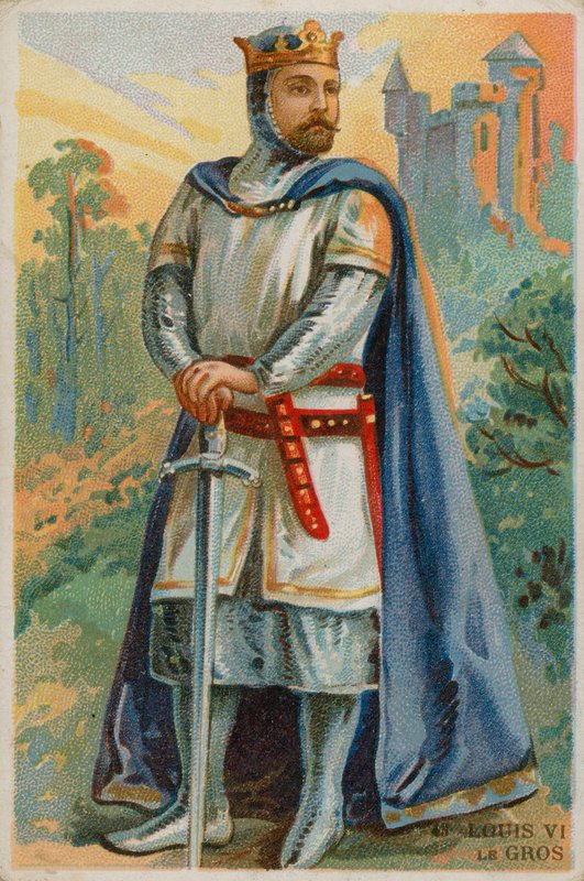 Król Ludwik VI, zwany Grubym autorstwa French School