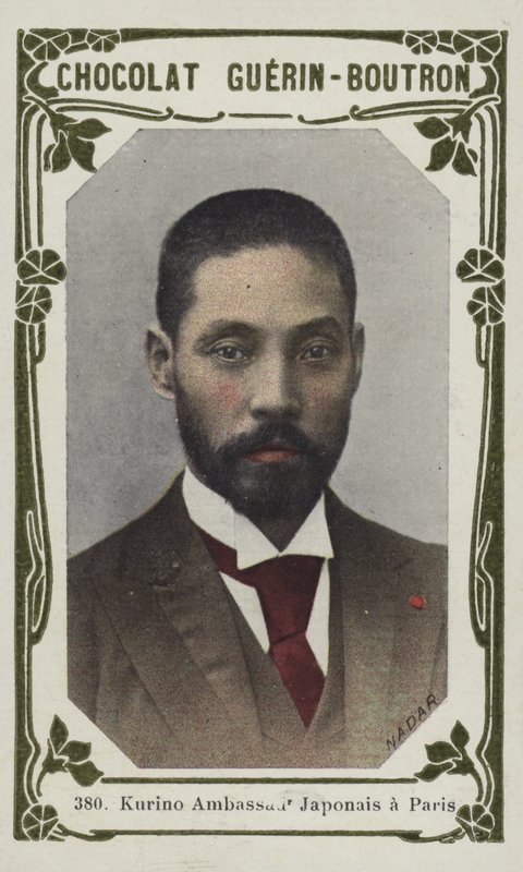 Kurino, Ambasador Japonii w Paryżu (kolorowe zdjęcie) autorstwa French School