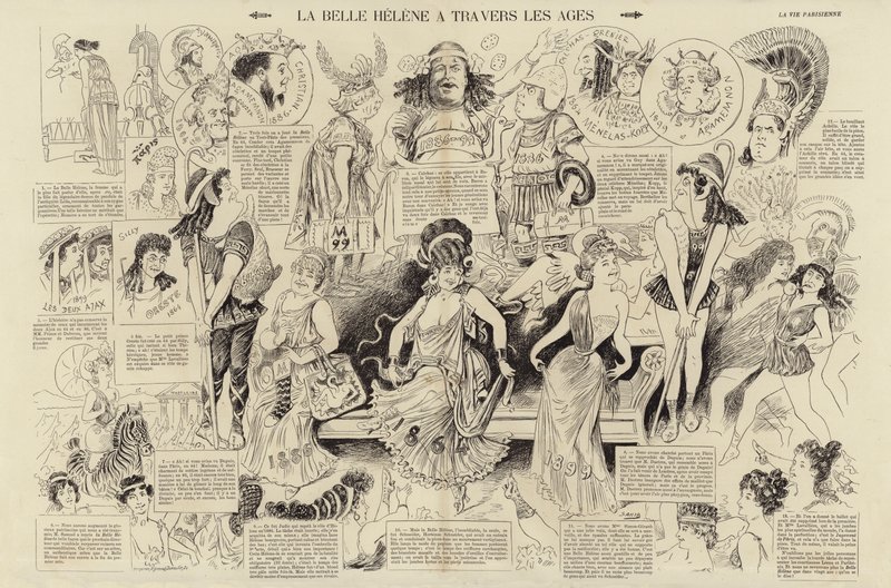 La Belle Helene przez wieki autorstwa French School