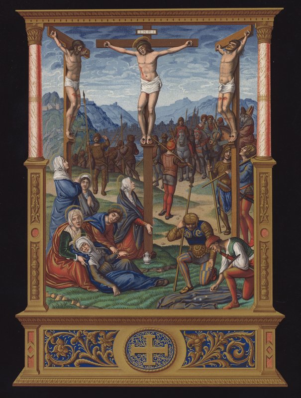La Calvaire, francuski rękopis z końca XV w. autorstwa French School