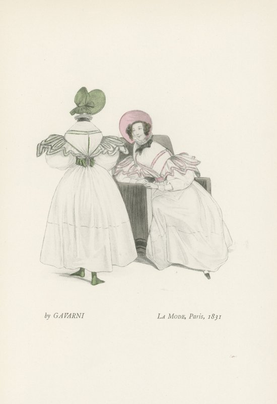 Moda, Paryż, 1831 autorstwa French School