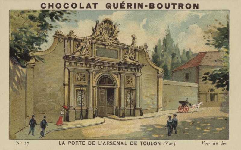 Brama Arsenału Tulonu, Var autorstwa French School