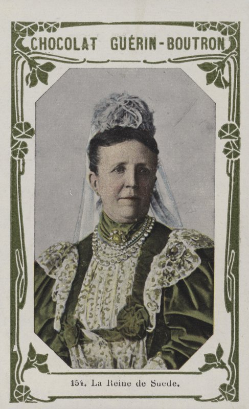 La Reine de Suede (kolorowe zdjęcie) autorstwa French School