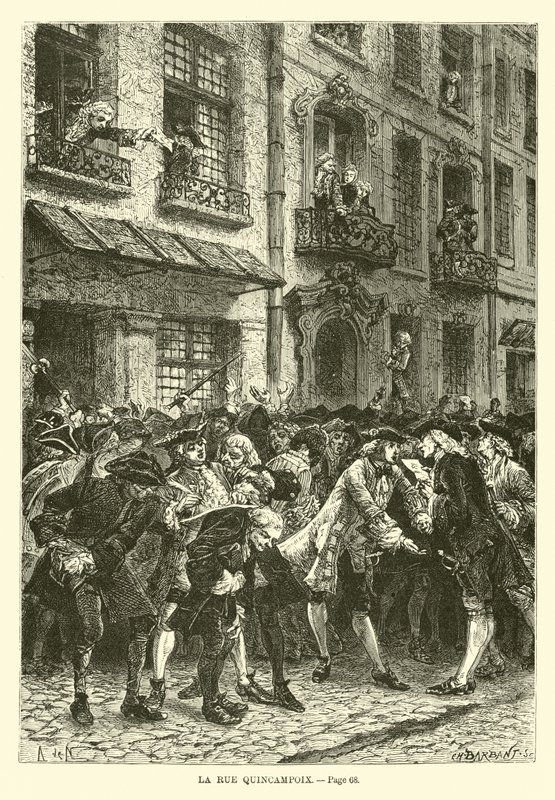 Rue Quincampoix autorstwa French School