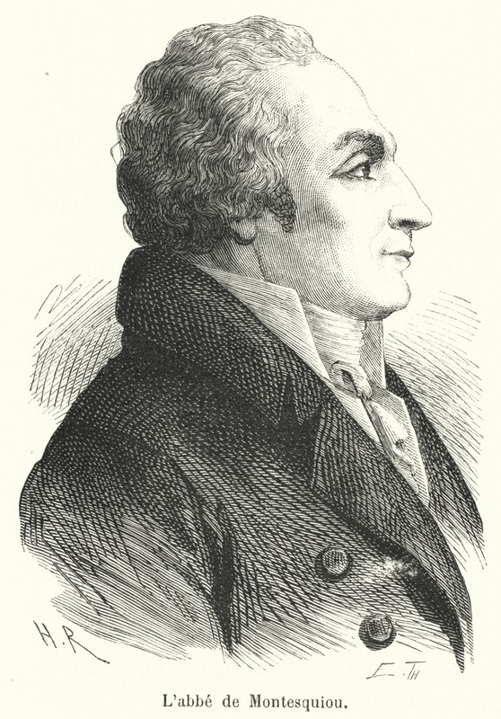 Abbe de Montesquiou (rycina) autorstwa French School