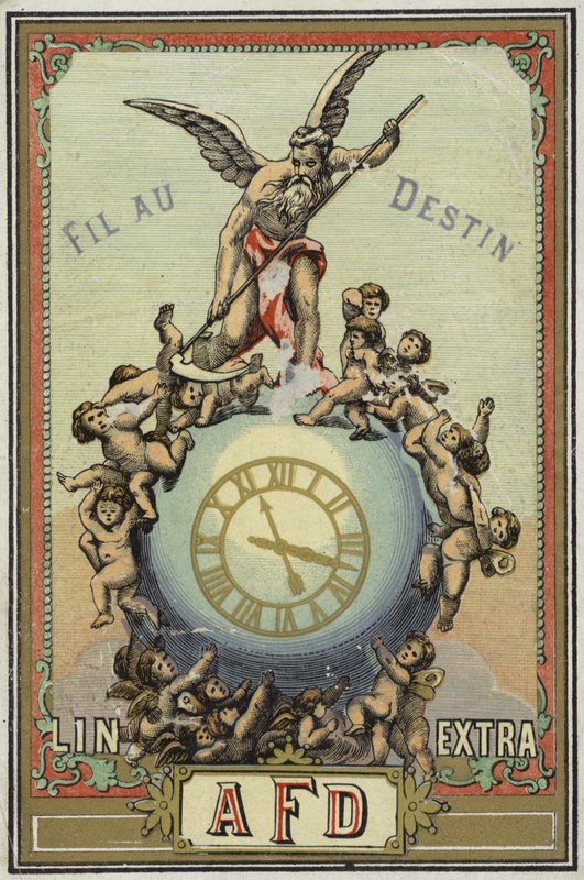 Etykieta dla Edge of Destiny autorstwa French School