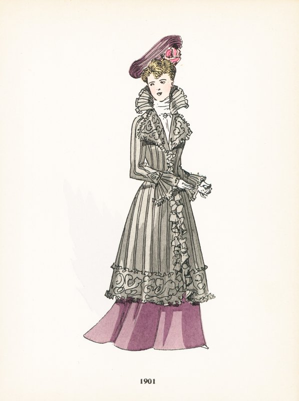 Moda damska, 1901 autorstwa French School