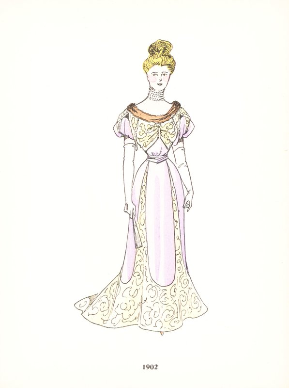 Moda damska, 1902 autorstwa French School