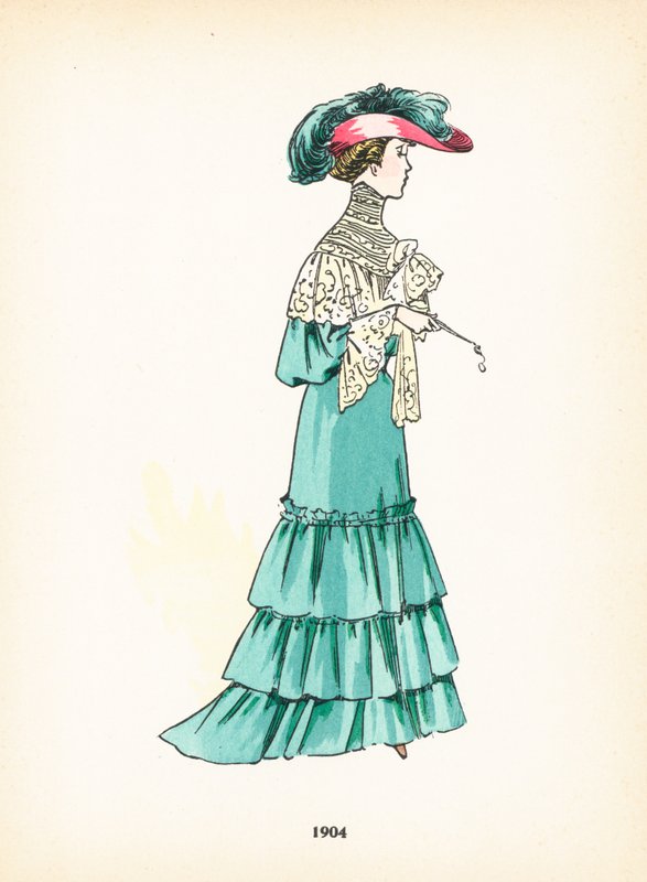 Moda damska, 1904 autorstwa French School