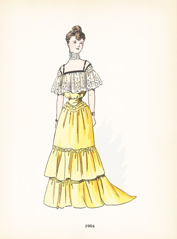 Moda damska, 1904 autorstwa French School