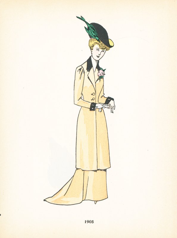 Moda damska, 1905 autorstwa French School