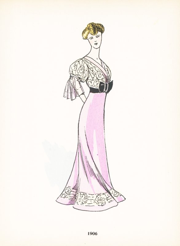 Moda damska, 1906 autorstwa French School