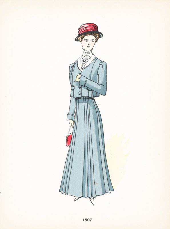 Moda damska, 1907 autorstwa French School