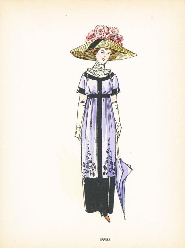 Moda damska, 1910 autorstwa French School