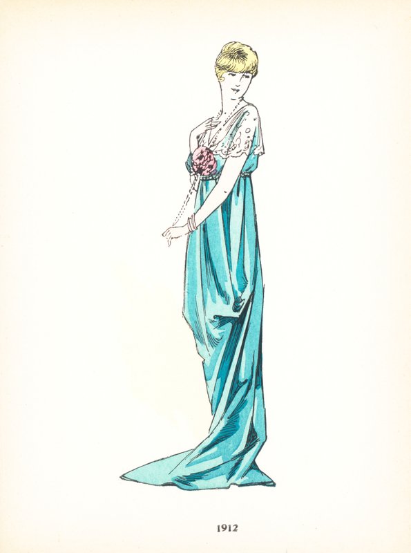 Moda damska, 1912 autorstwa French School