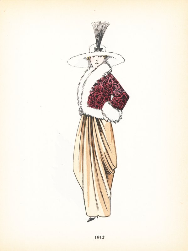 Moda damska, 1912 autorstwa French School