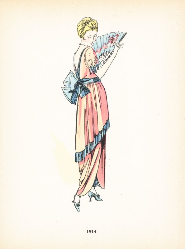 Moda damska, 1914 autorstwa French School
