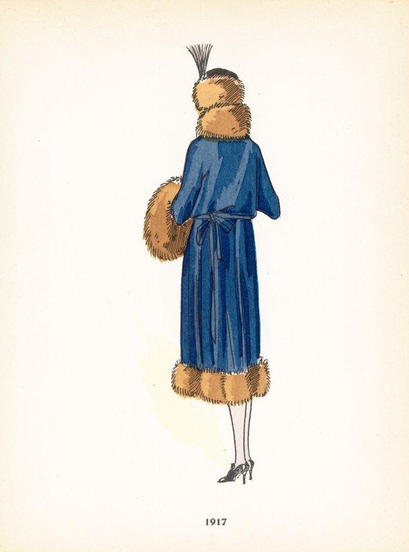 Moda damska, 1917 autorstwa French School