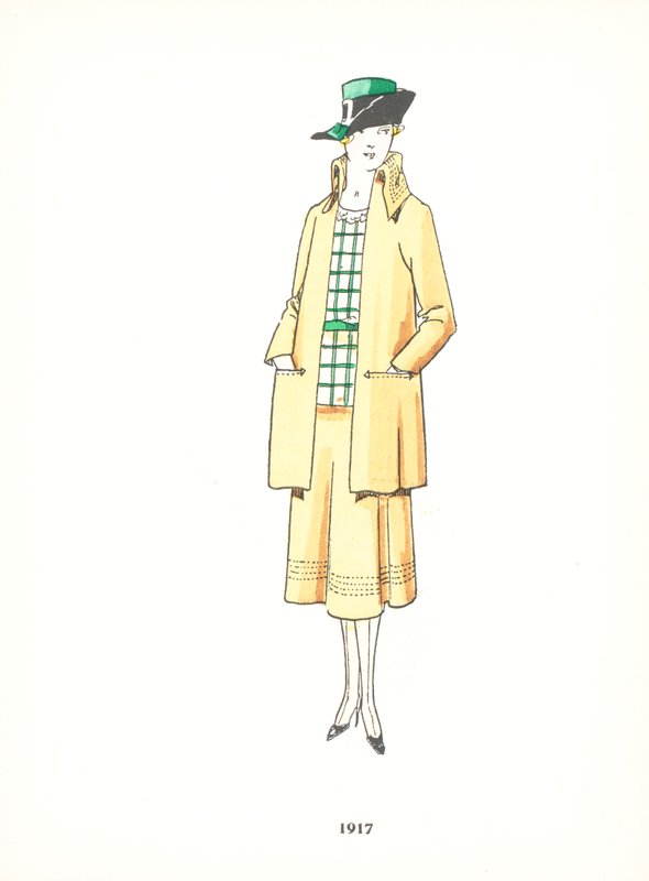 Moda damska, 1917 autorstwa French School