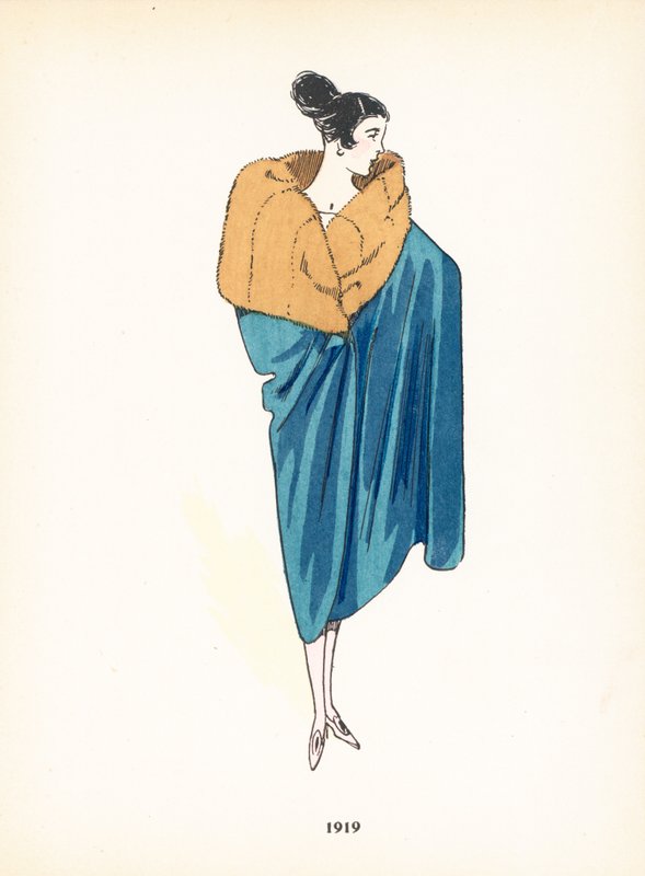Moda damska, 1919 autorstwa French School