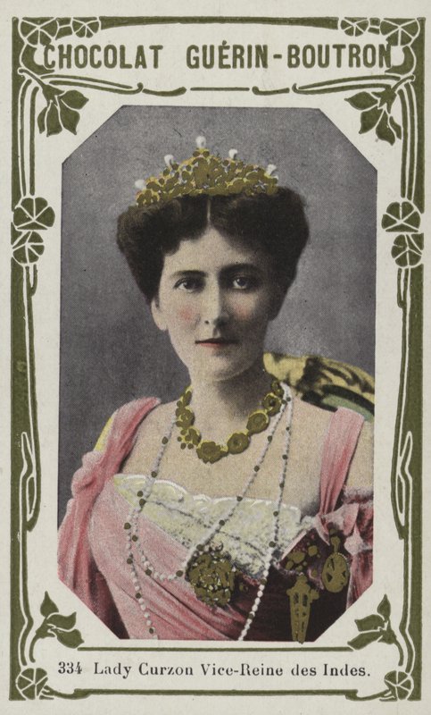 Lady Curzon, Vice-Reine des Indes (kolorowe zdjęcie) autorstwa French School