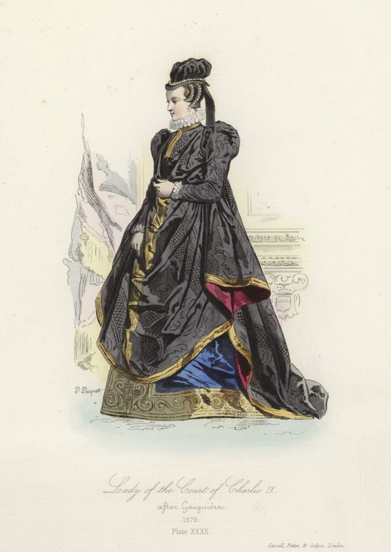Dama dworu Karola IX Francji autorstwa French School