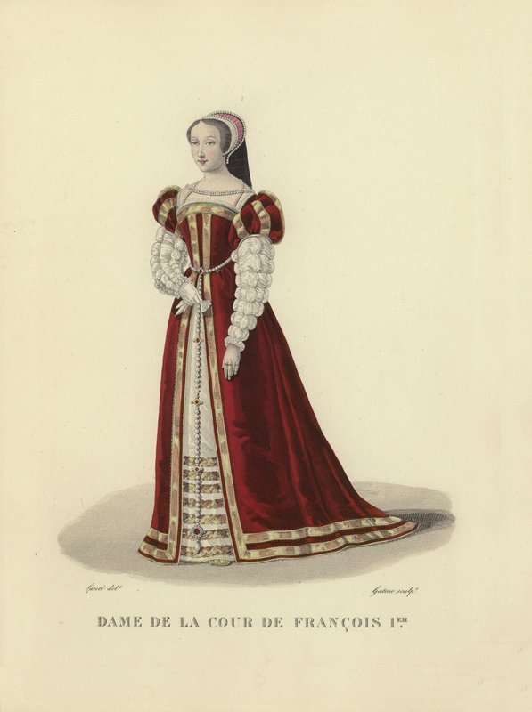 Dama dworu króla Franciszka I Francji autorstwa French School
