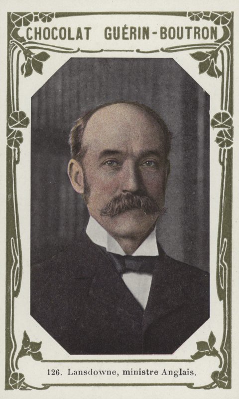 Lansdowne, angielski minister (kolorowe zdjęcie) autorstwa French School